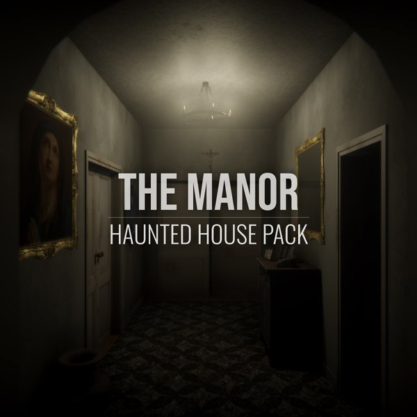 3D manor - haunted house model