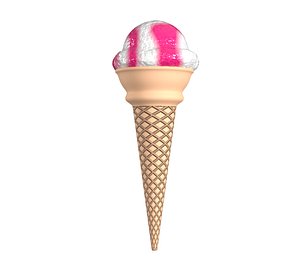 Ice Cream Cone PBR 3 3D model
