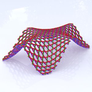 3D model Shell Pavilion 02 Woven