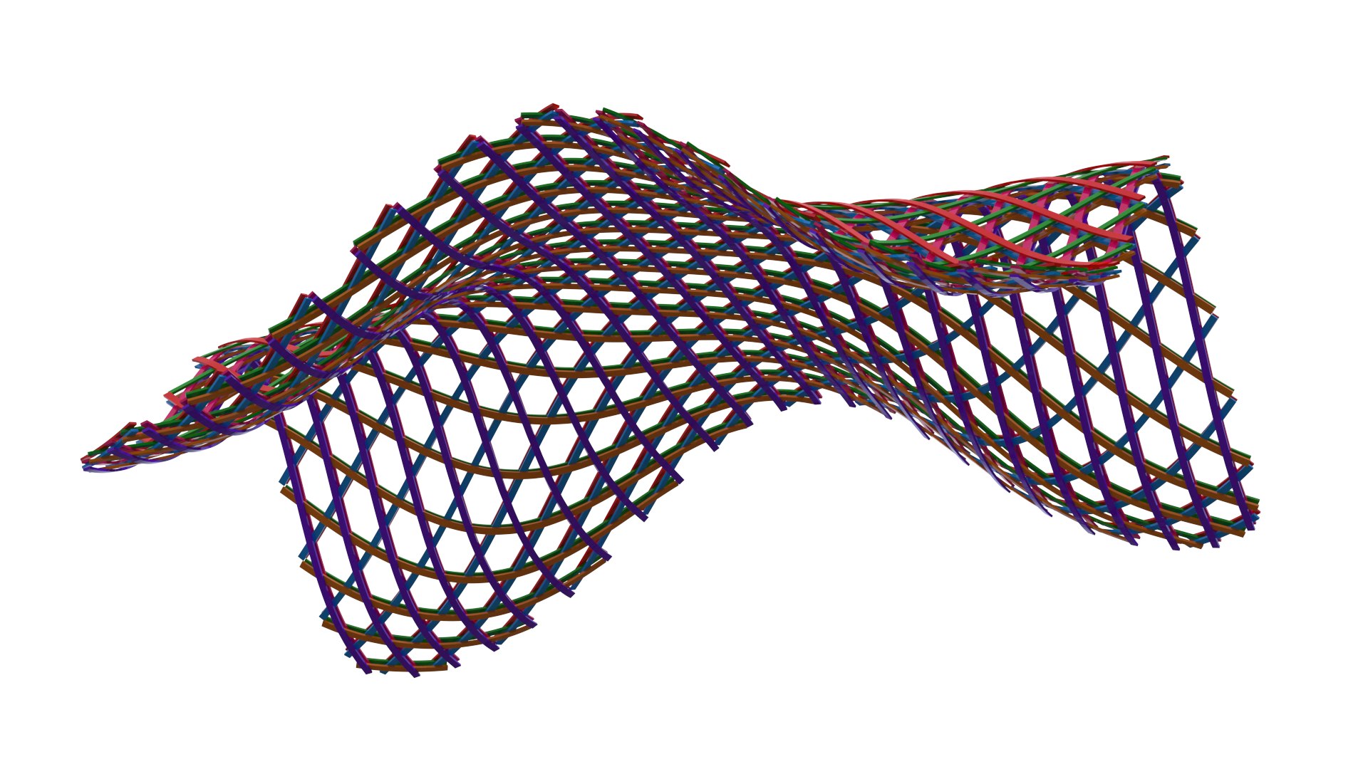 3D Model Shell Pavilion 02 Woven - TurboSquid 2370945