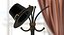 Black Pilgrim Costume Hat with Buckle