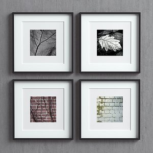 3D model picture frames set -21