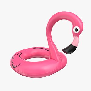 3D Inflatable Flamingo Ring model