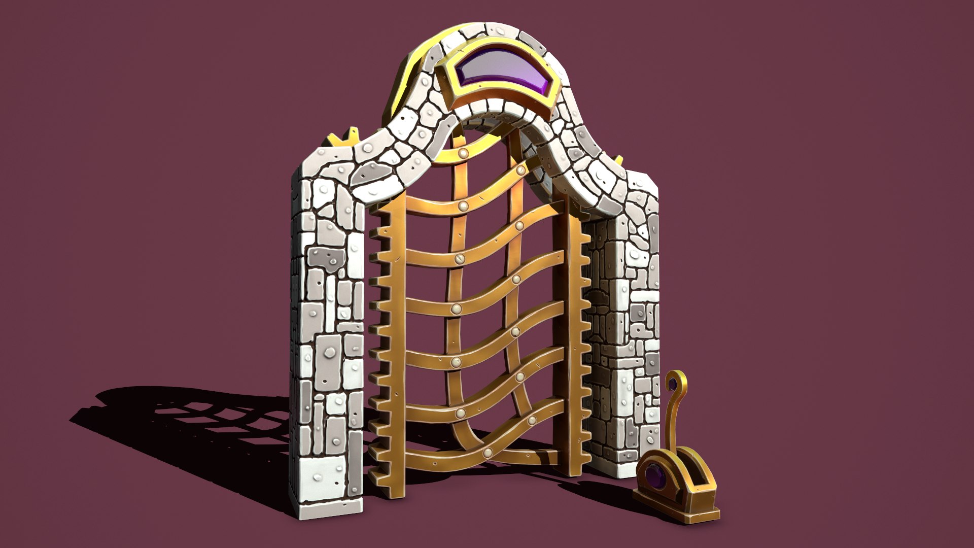 3D Model Fantasy Gate - TurboSquid 1716756