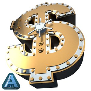 maya bank vault dollar symbol