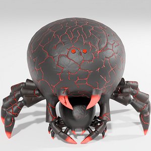 Flea Monster - Lava 3D model