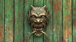 3d model of door knocker