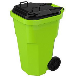 3D model garbage container 1