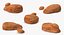3D stone rocks 5 model