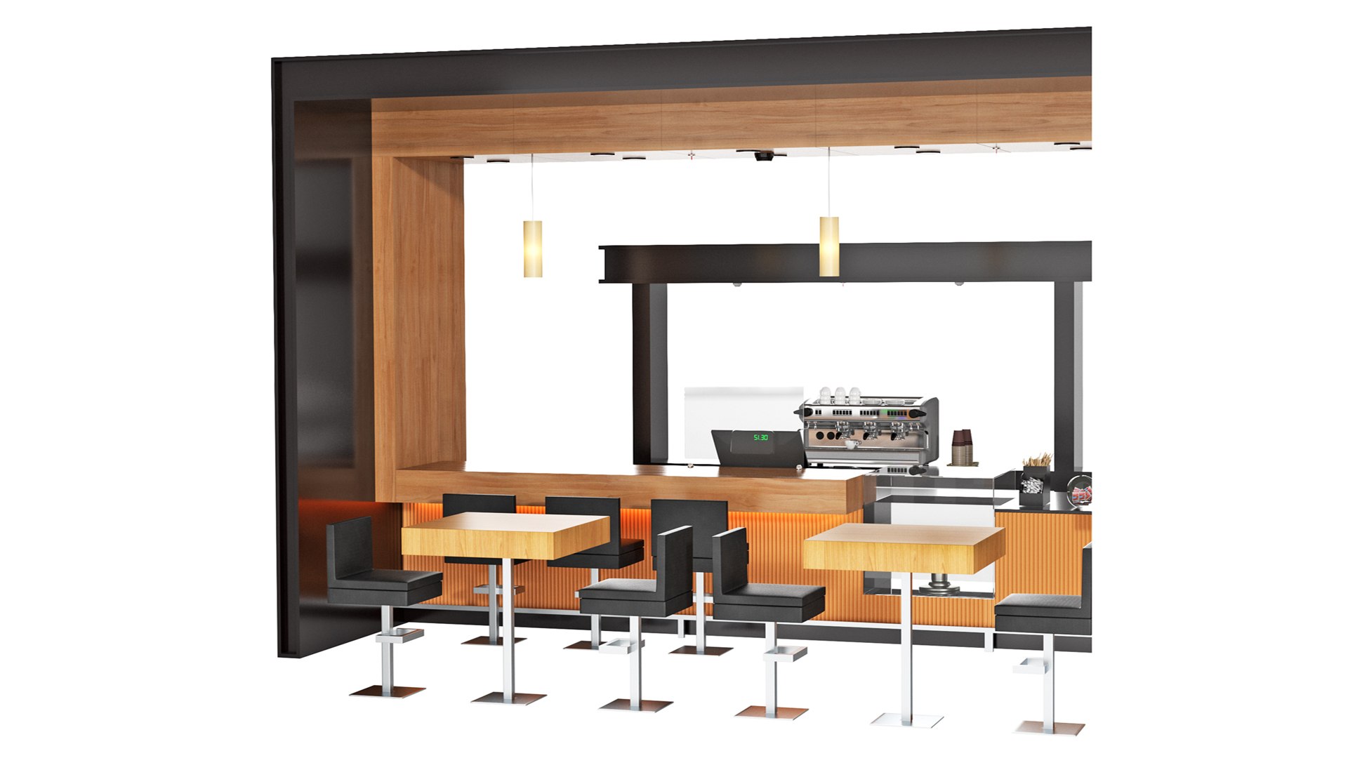 Center Bar 3D Model - TurboSquid 2192474