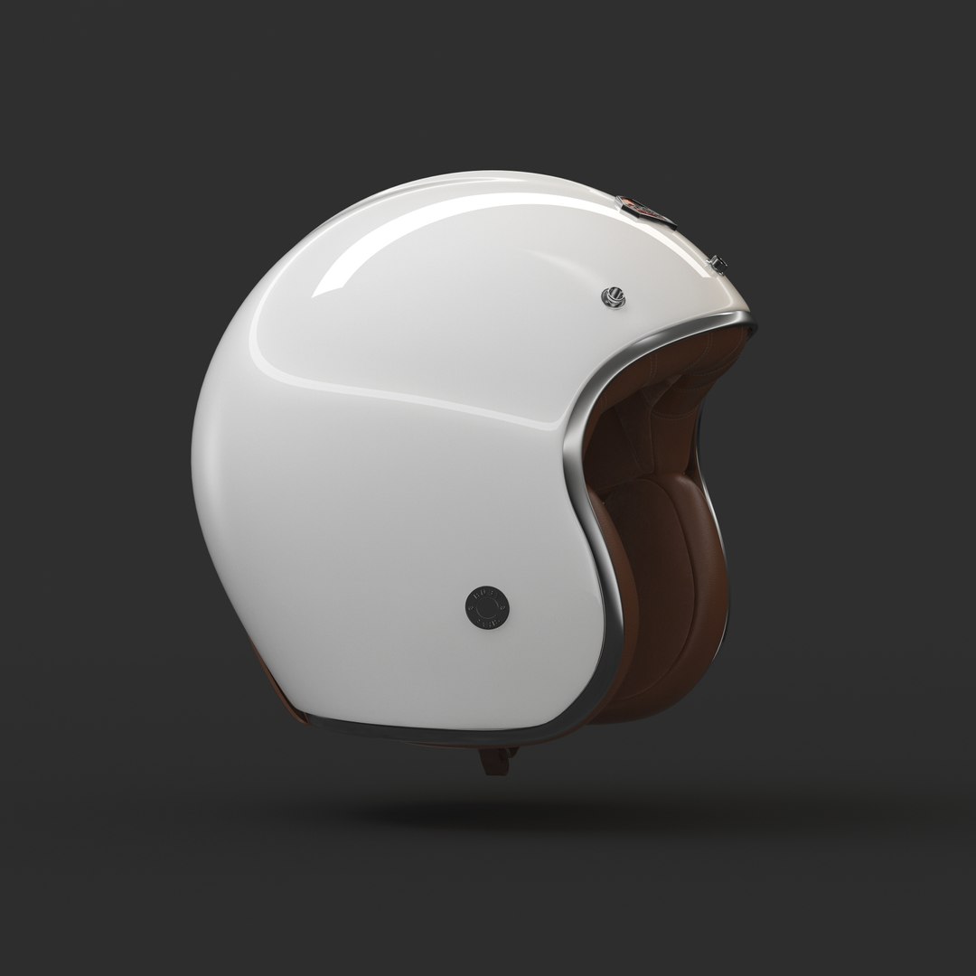 3D Ruby Motorcycle Helmet Model - TurboSquid 1212371