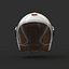 3D ruby motorcycle helmet model