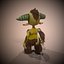 ready rig character 3D model