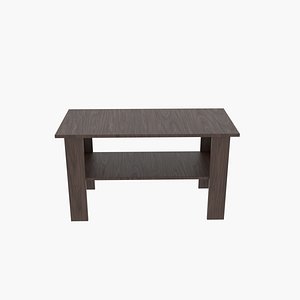 table coffe brown 3D model