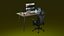 Modello 3D della postazione di lavoro - Semi realistico