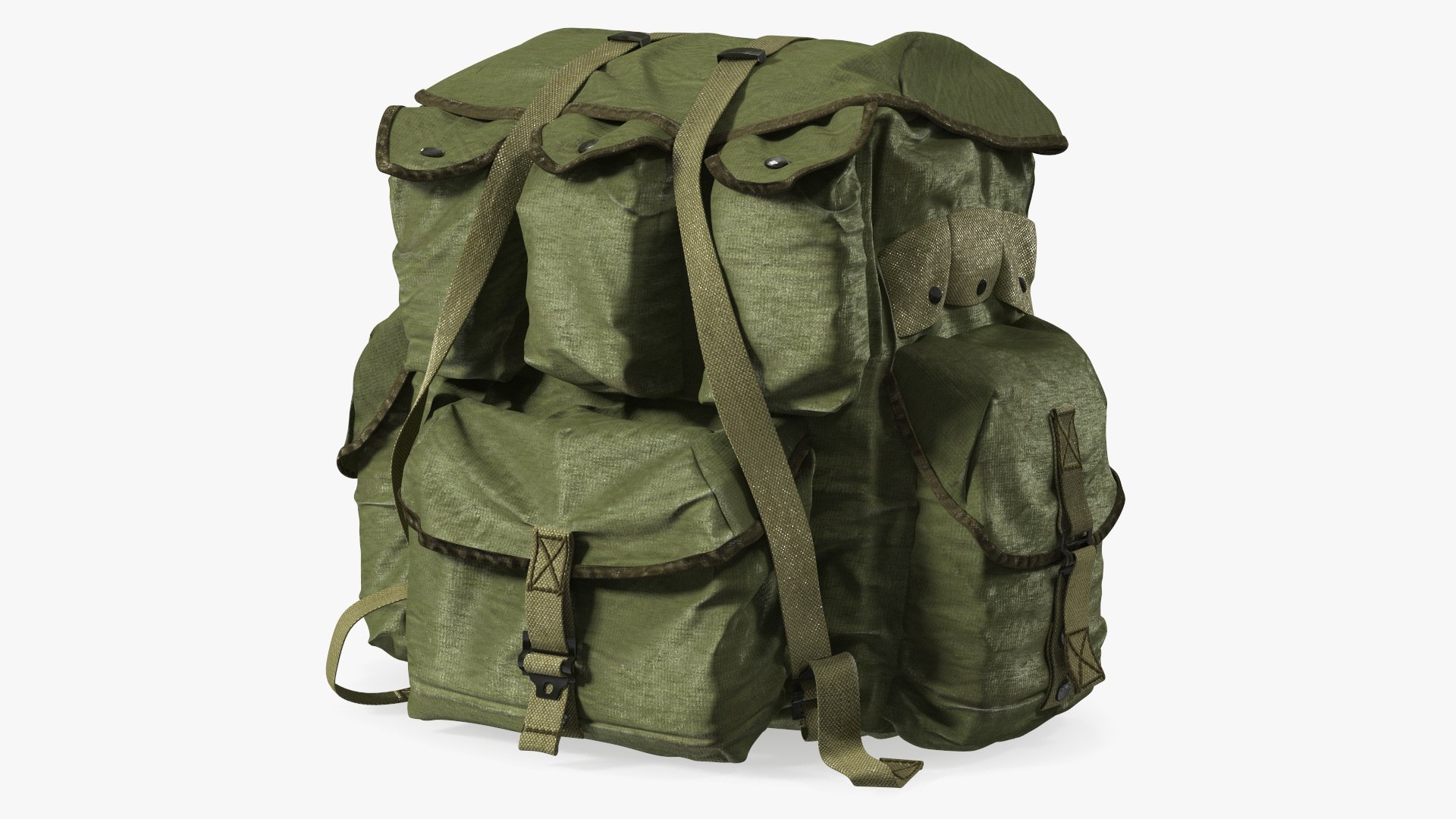 Military Tactical Backpack 3D model preview
