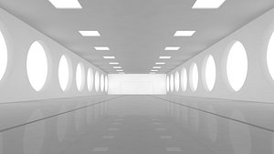 Sci Fi Warehouse 3D model