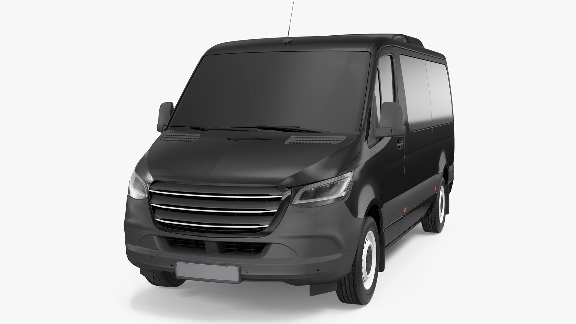 Executive Van Exterior Only 3D model preview
