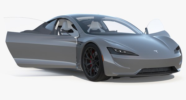 3D tesla roadster simple interior model - TurboSquid 1252057