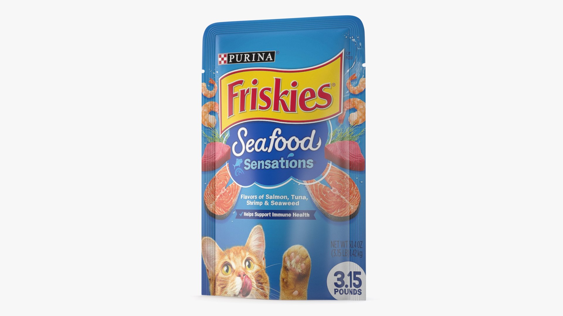 Friskies Cat Food Pouch 3D model TurboSquid 2112375