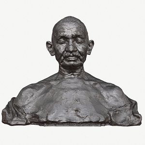3D sculpture gandhi ram sutar