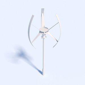 Vertical Axis Wind Turbine 3d model
