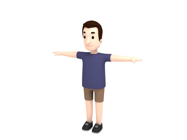 Cartoon Man 3D Models for Download | TurboSquid