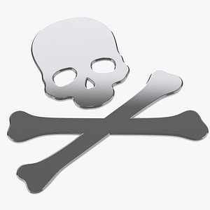 3D skeleton stiker model