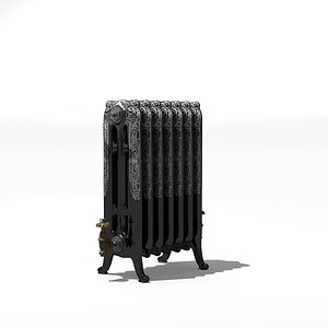 old style radiator 3D