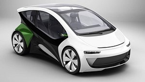 Generic Future EV Compact Car