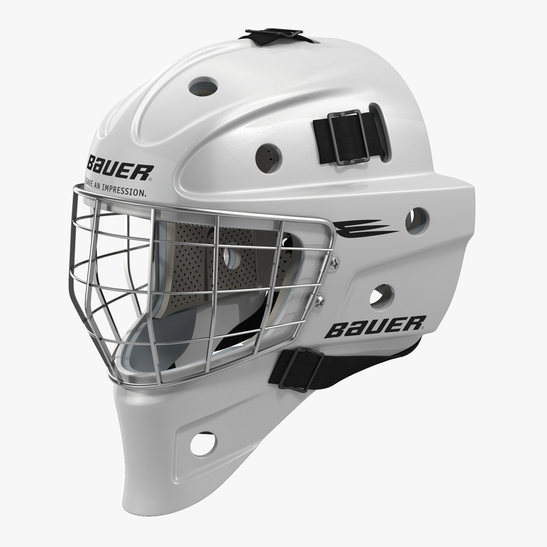 Hockey Goalie Mask Bauer 3D model preview