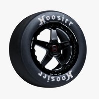 Hoosier Tire Weld Wheels Drag racing pack