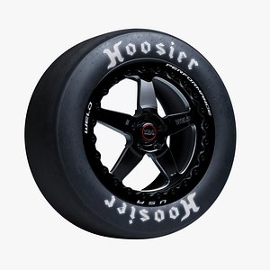 Hoosier Tire Weld Wheels Drag racing pack