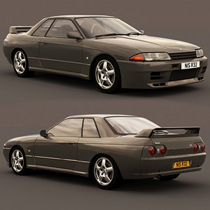 nissan skyline r32 gt-r 1993 3D model
