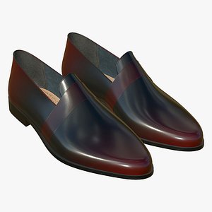 3D model Realistic Leather Shoes Fashion