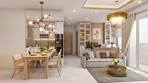 apartment interior 3D model
