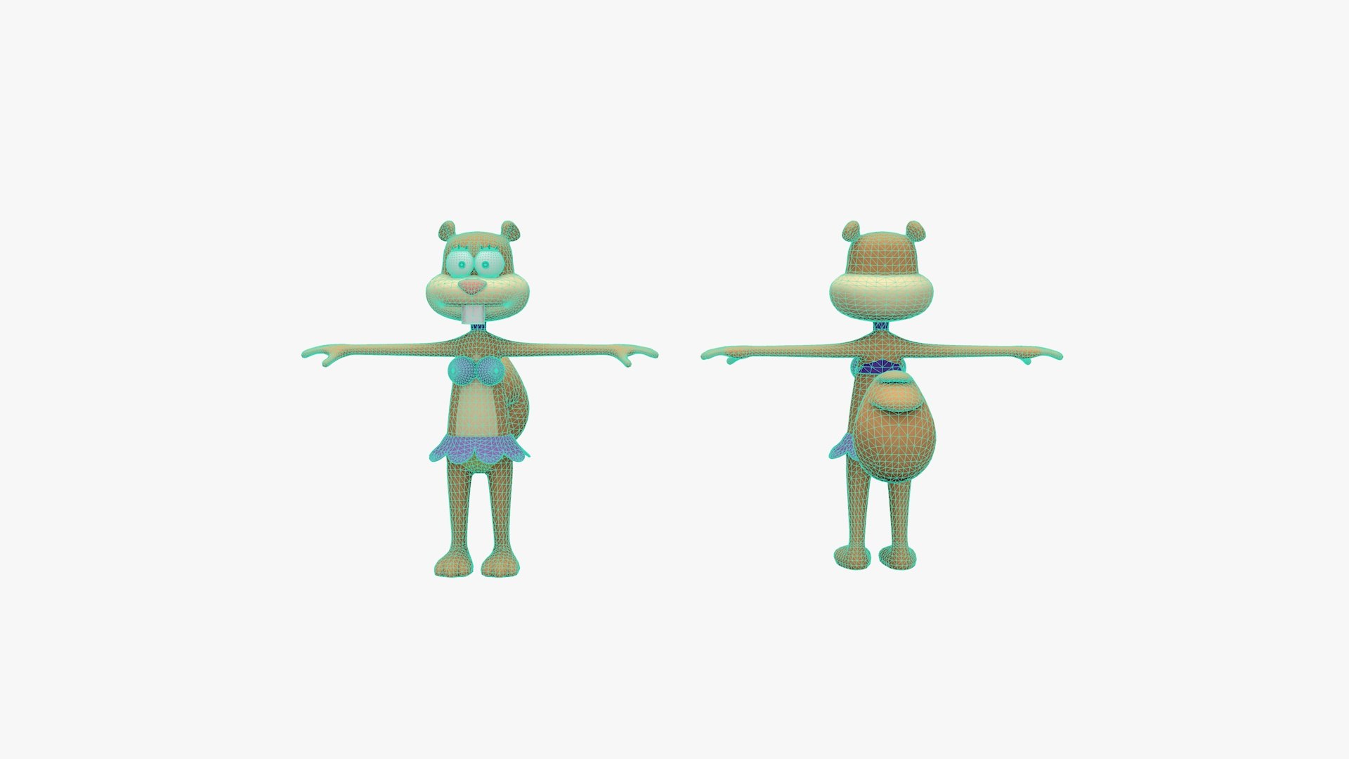 Sandy Cheeks 3D - TurboSquid 2362382