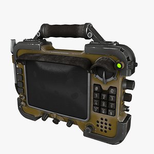 Retrofuturism Touch Pad 3D model