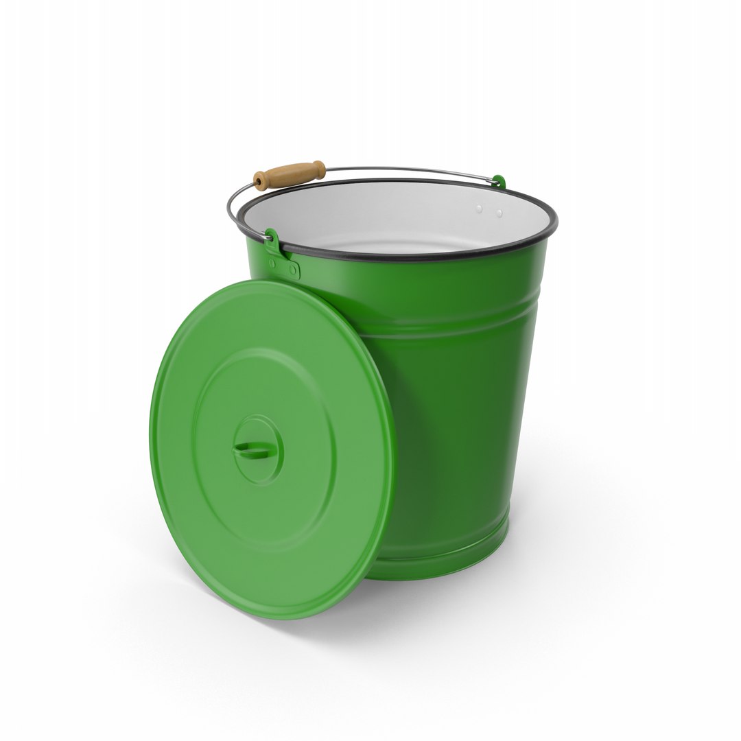 3D Metal Bucket TurboSquid 1835626