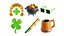 Collection 3D de la Saint-Patrick