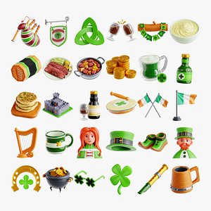 3D St Patricks Day 3D Collection