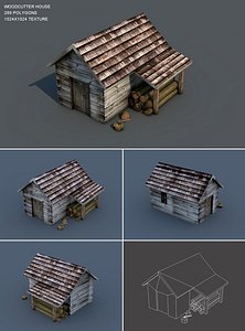 woodcutter house 3d model