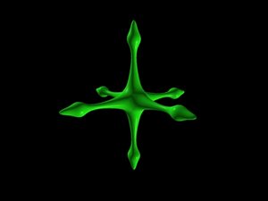 free atom flower 3d model