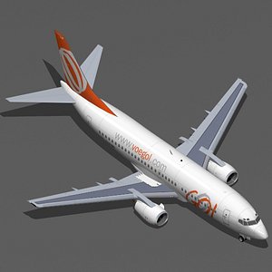 b 737-300 gol 3d model