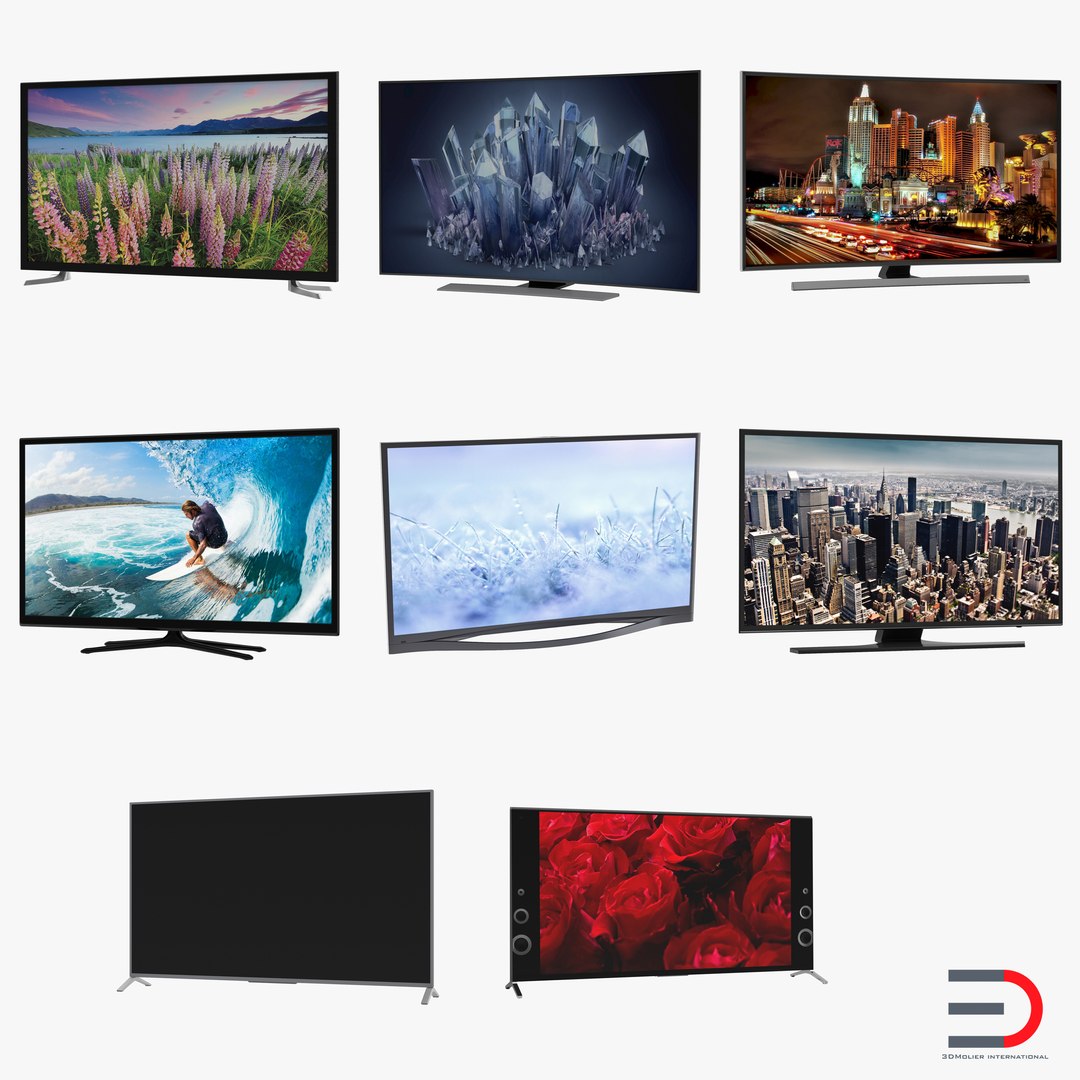 Generic TV Collection 2 3D model preview