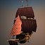 Low poly Galleon