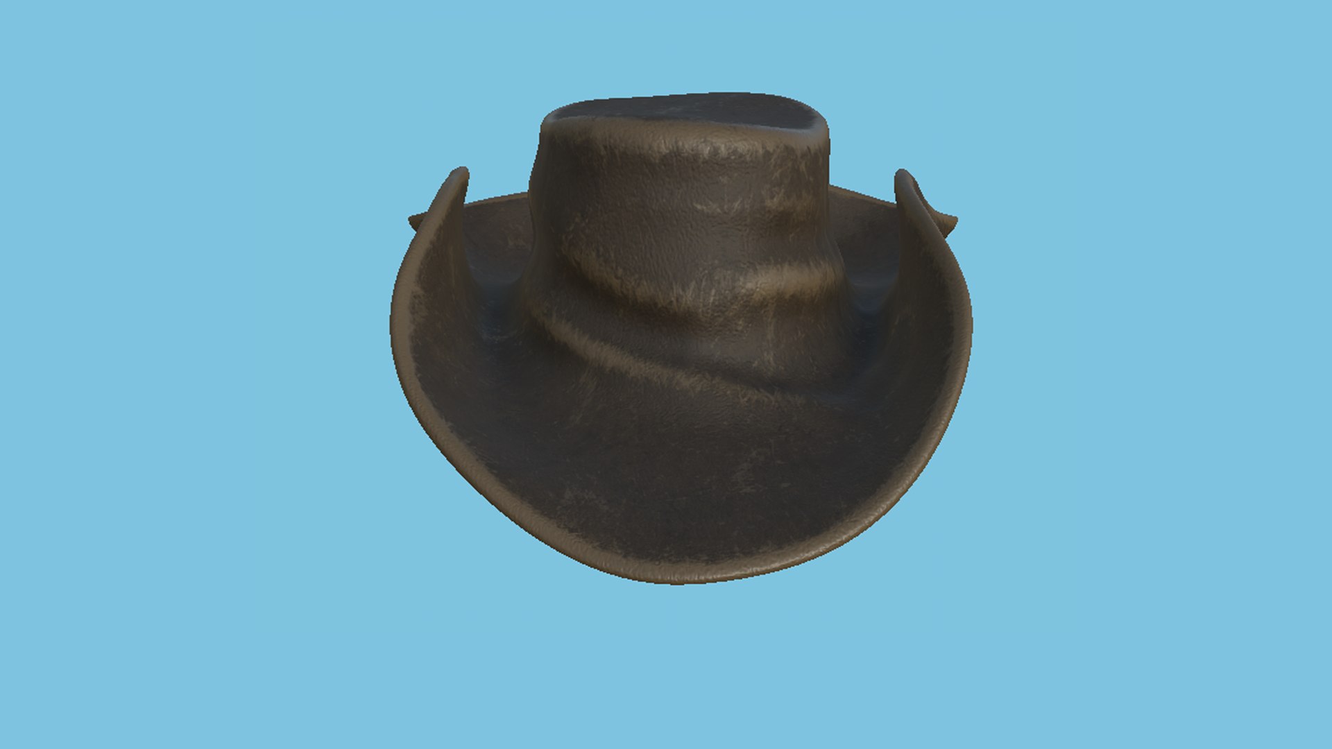 Rust Leather Hat - Character Fashion Design 3D model - TurboSquid 1723265