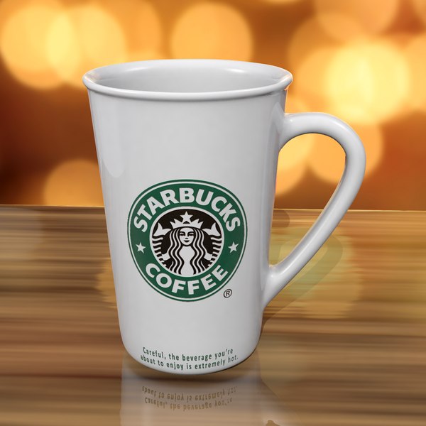 Modello 3D Starbucks Mug T v2 - TurboSquid 1309577