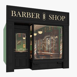 Barber Shop 3D model