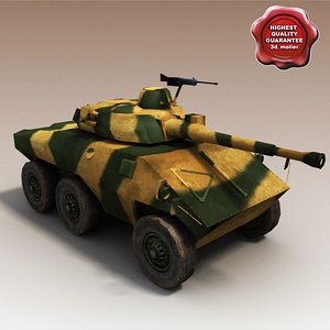 3d model ee-9 cascavel